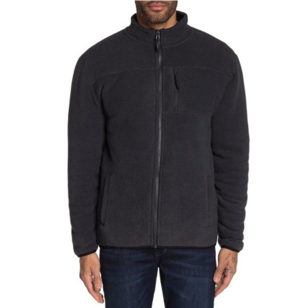 Weatherproof Faux Shearling Lined Funnel Neck Jack